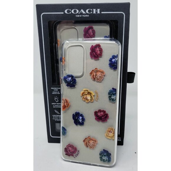 Coach Case for Samsung Galaxy S20+, S20 Plus, Dreamy Peony - Picture 2 of 3
